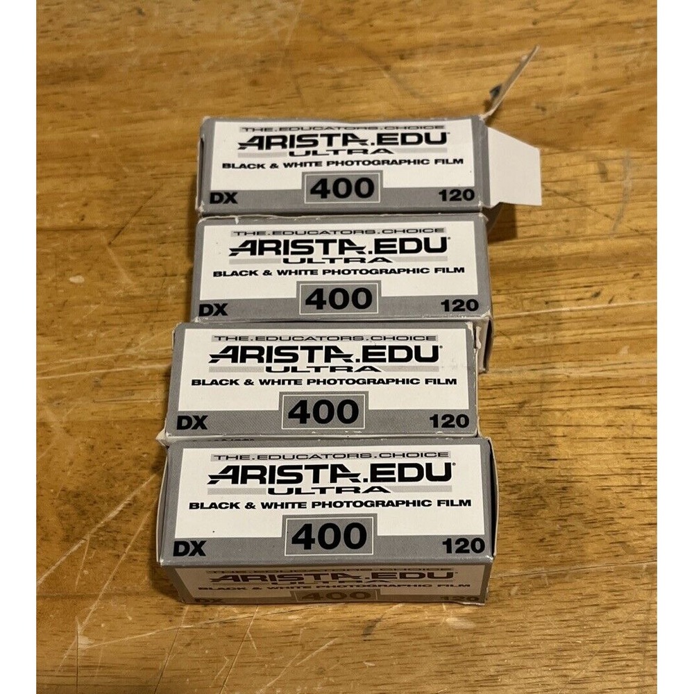 4 Artista EDU Ultra 400‎ Black and White Negative Film Rolls 120 3/2015